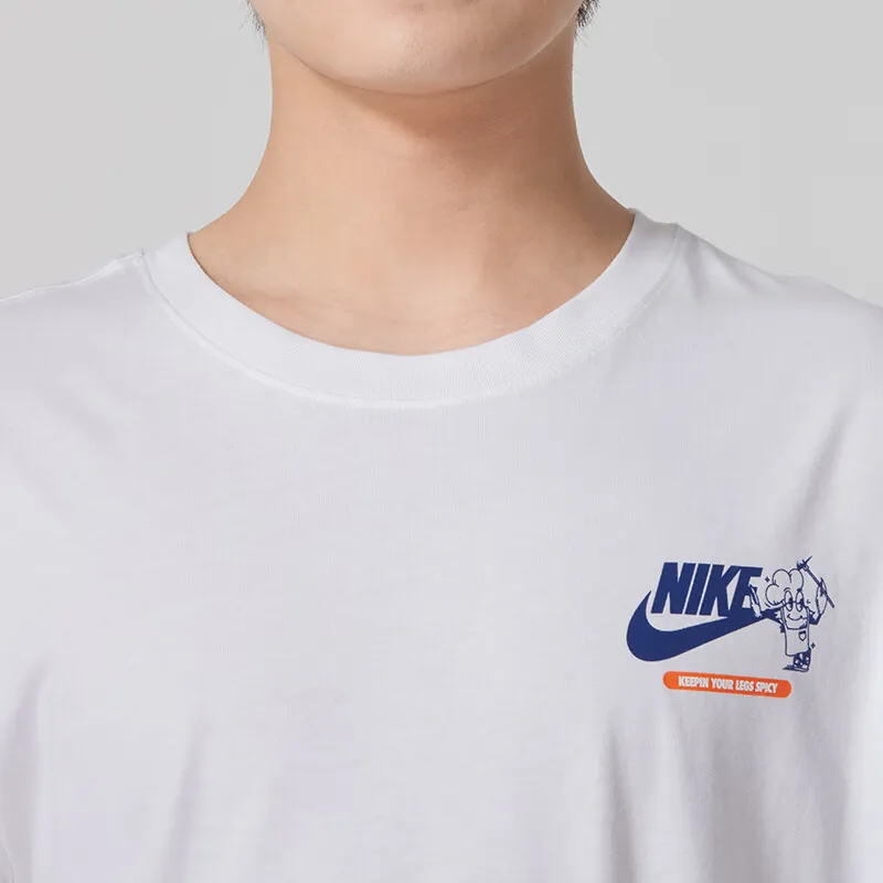 Nike T Shirts Men White-5