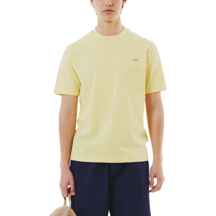 LACOSTE T Shirts Men Yellow-2