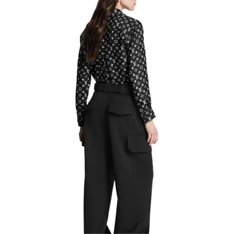 LOUIS VUITTON Monogram Silk Shirt-2