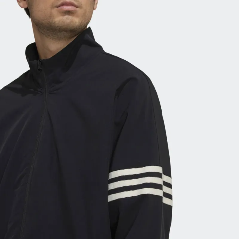 Adidas Originals Clover Series Jackets Coats Men's Black-4