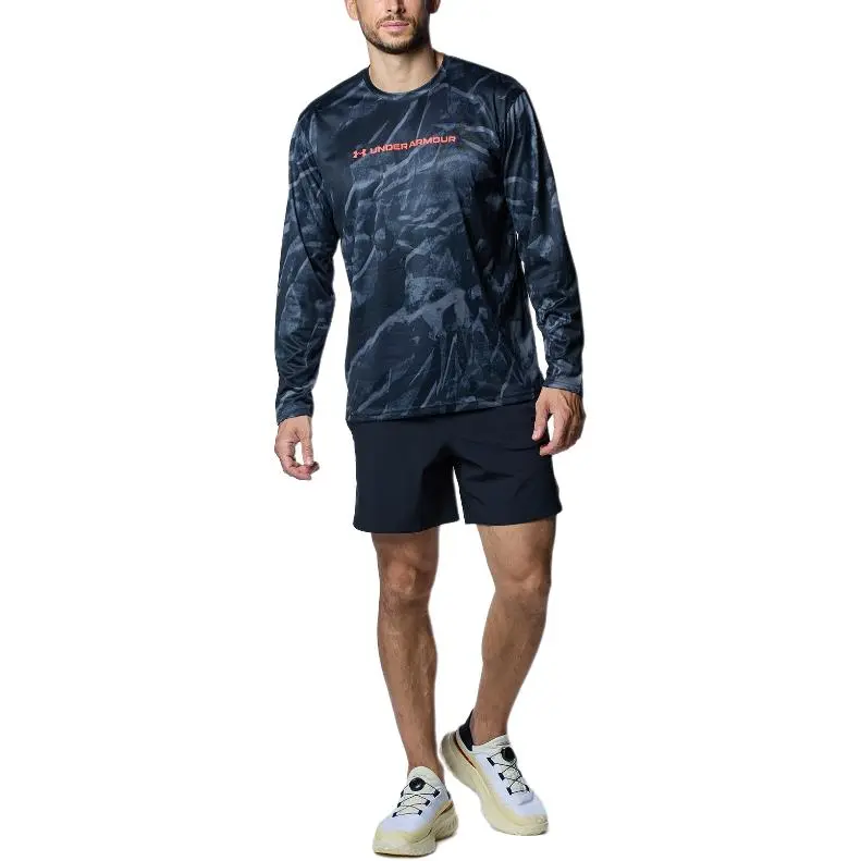 Under Armour Tech FW24 T Shirt Men's Castle Stone-2