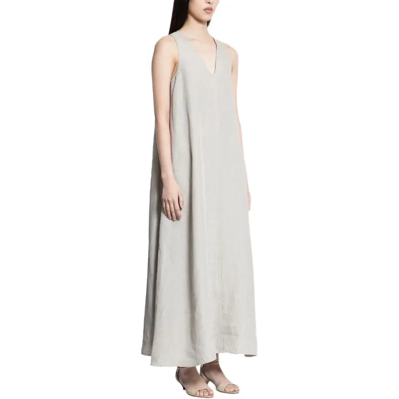 MaxMara Simeone V Neck Sleeveless Dress-3