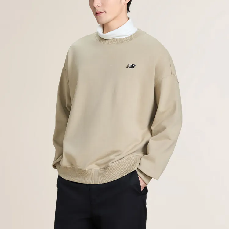 New Balance SS25 Sweatshirt Men's Woody Brown-2