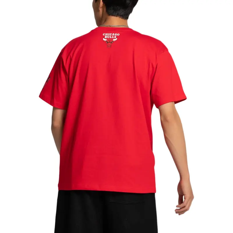 NBA Bulls T Shirts Unisex Red-3