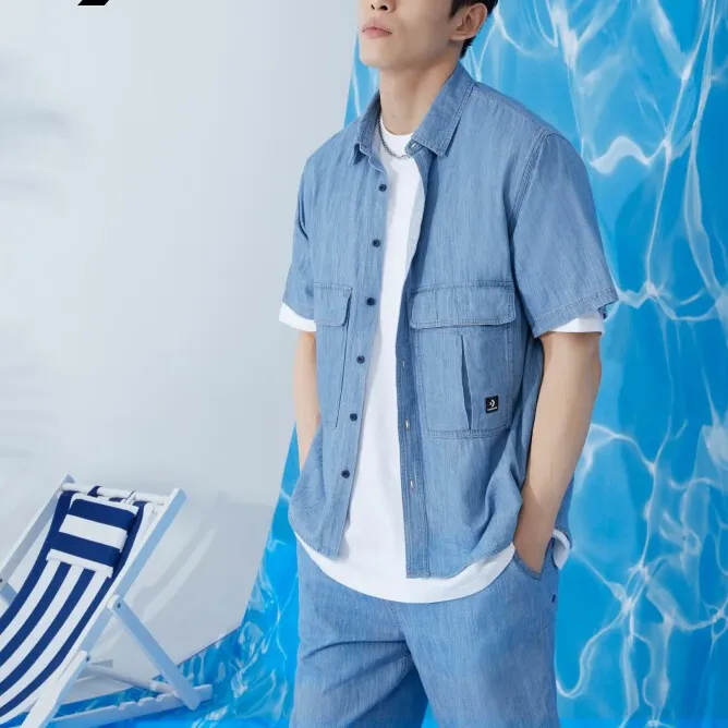 Converse Shirts Men Blue-2