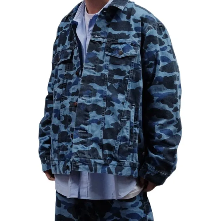 Bape Color Camo Denim Jacket-3