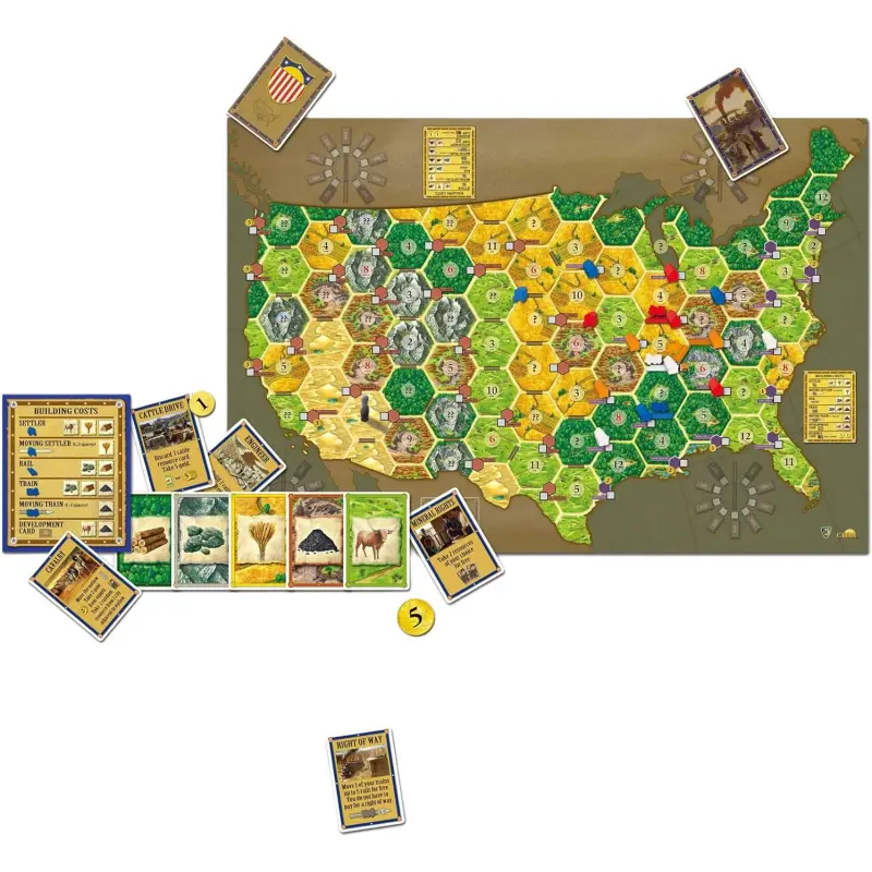 GP Catan American Pioneers The Pioneers Of Catan Island In The United States Board Games-1