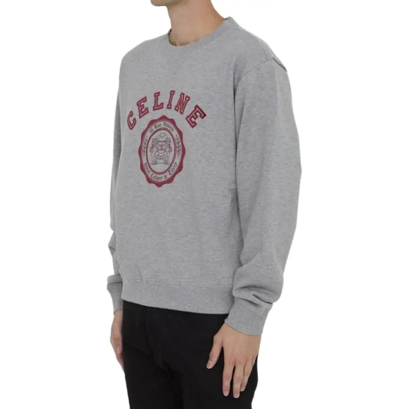 CELINE Blason Loose Sweatshirt-4