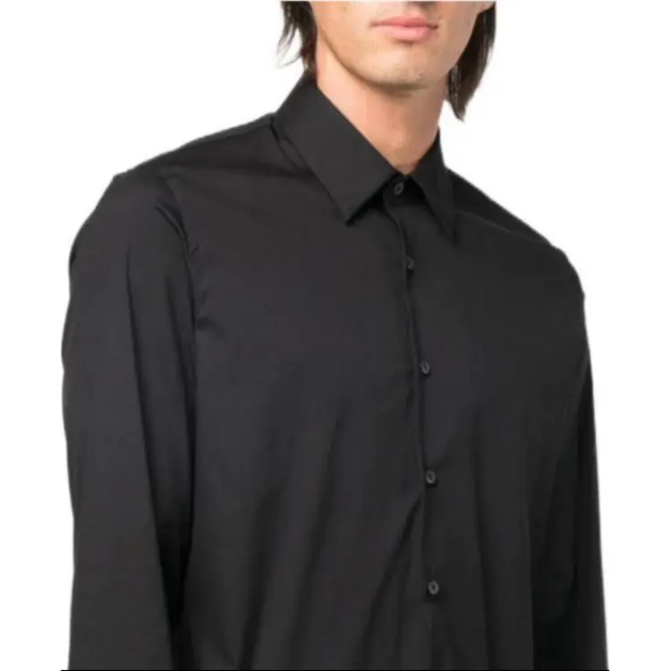 PRADA Long Sleeved Poplin Shirt-5