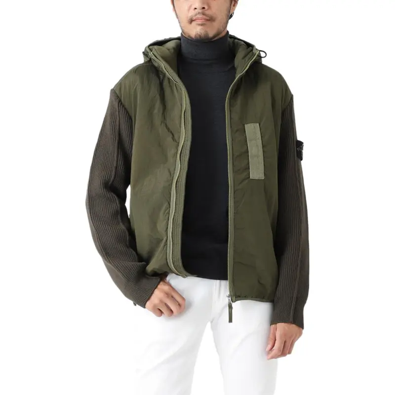 STONE ISLAND Jackets Men Green-2