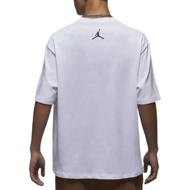 Jordan T Shirts Men White-3