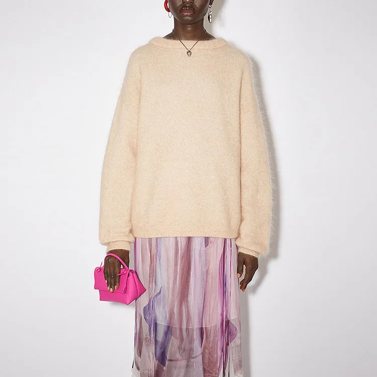 Acne Studios Crewneck Jumper Sweater Warm Beige-2