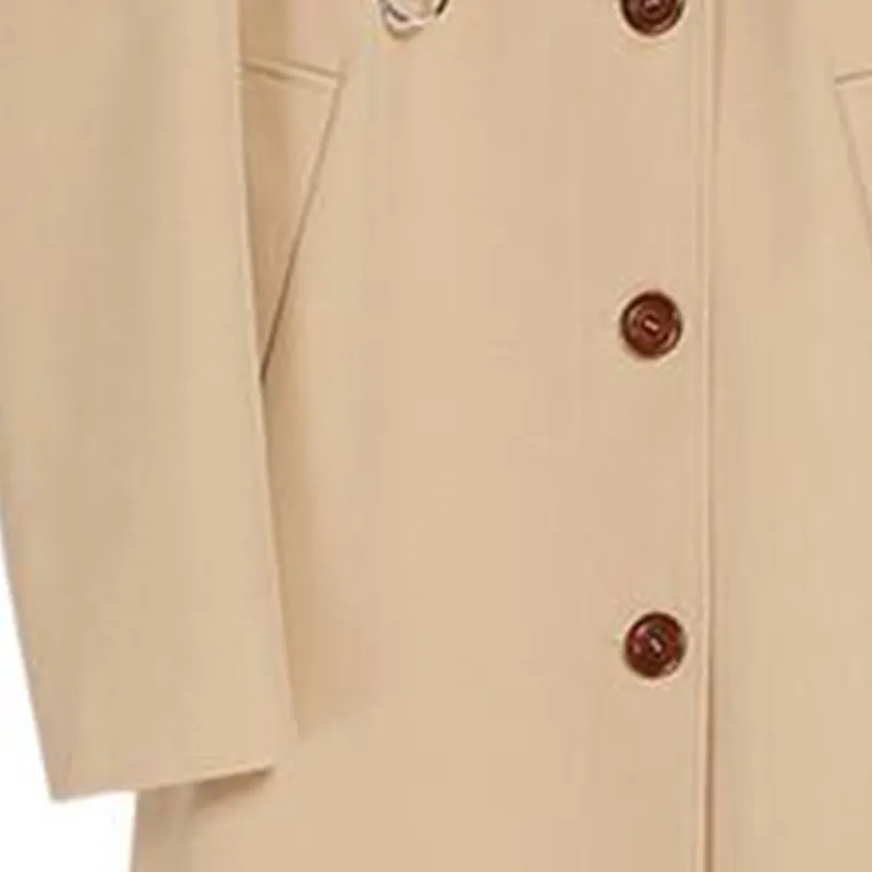SportMax Trench Coats Women's Light Camel-3