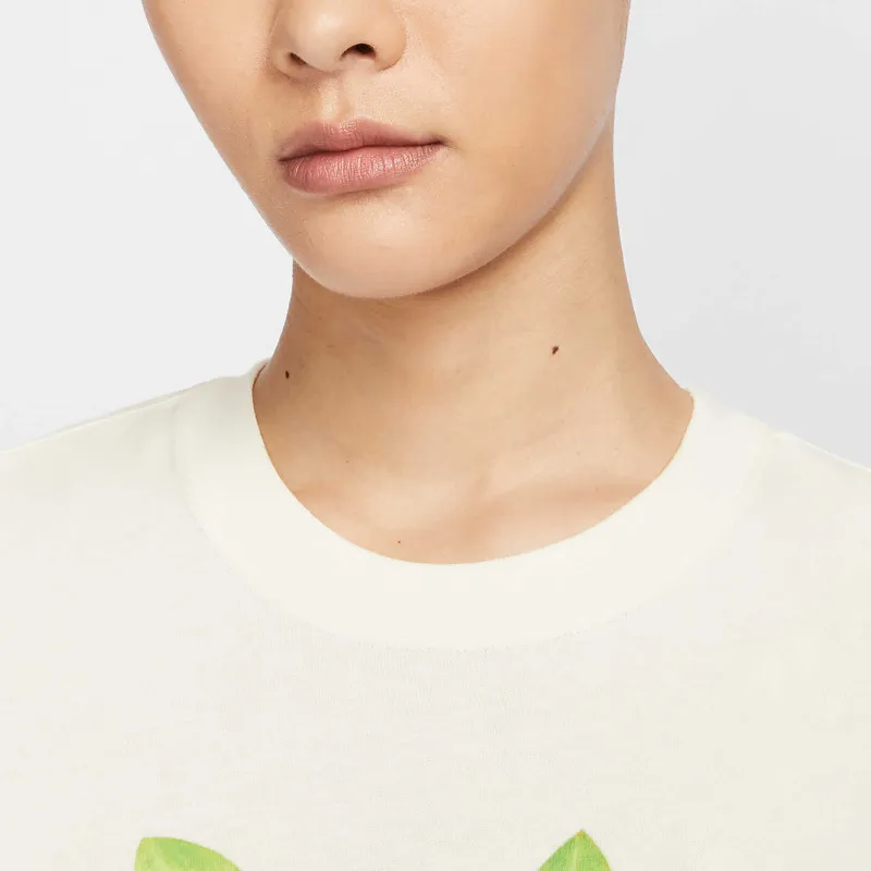 Nike SS24 Drop Shoulder Sleeve T Shirt Women's Milk White-3