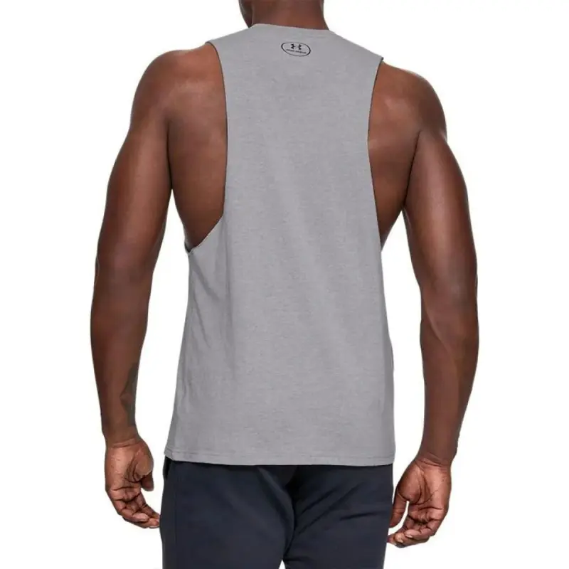 Under Armour Sportstyle Tank Tops Men's Gray-4