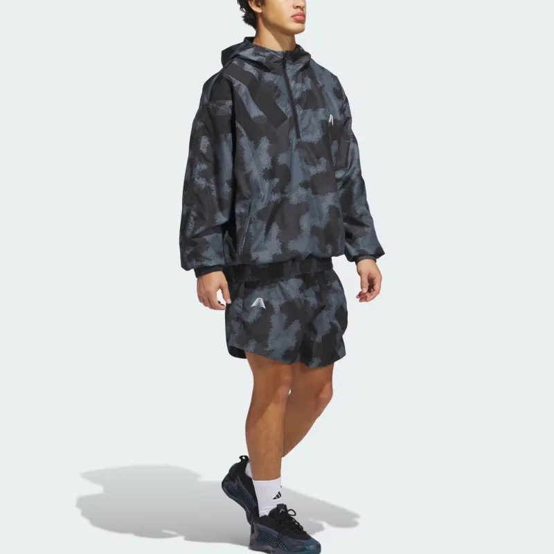 Adidas Free Shipping With AdiClub Anthony Edwards Camo Allover Print Anorak-4