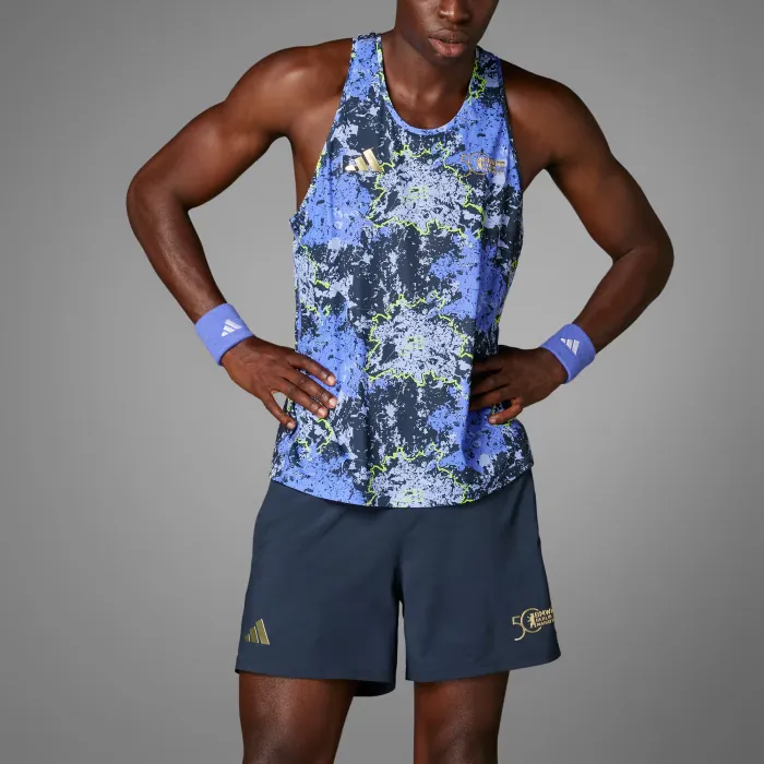 Adidas AEROREADY FW24 Tank Top Men's Half Cobalt Blue-1