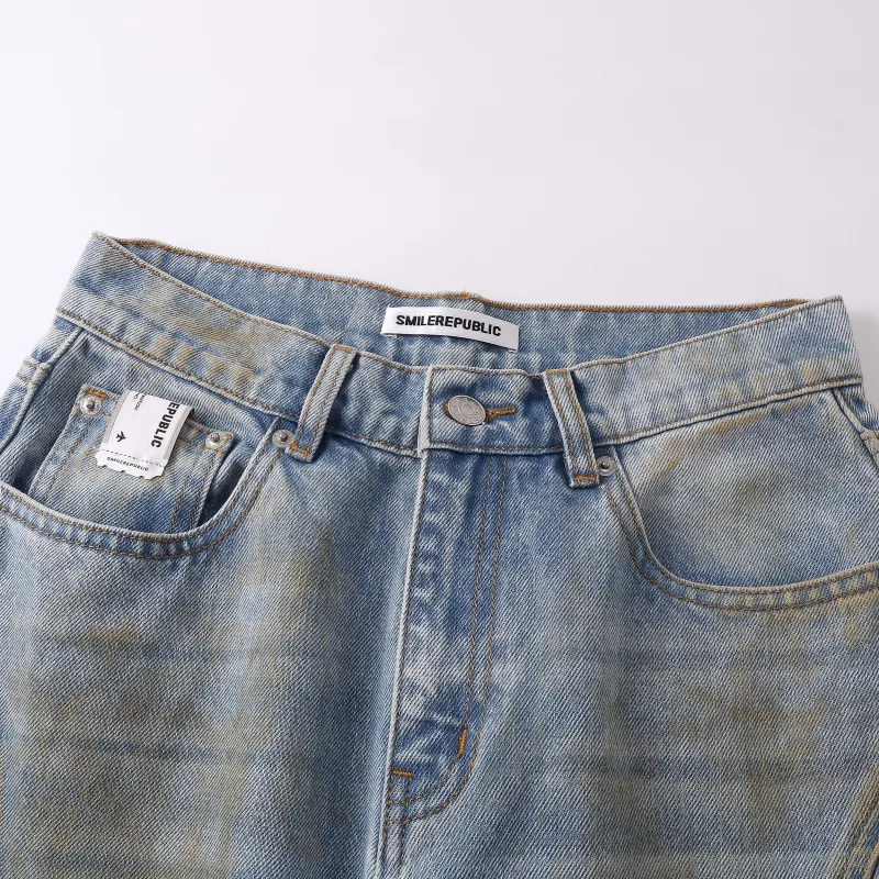 SMILEREPUBLIC Jeans Unisex Denim Blue-2