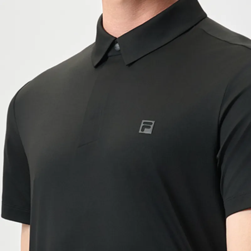FILA Polo Shirt Men's Pitch Black BK-3
