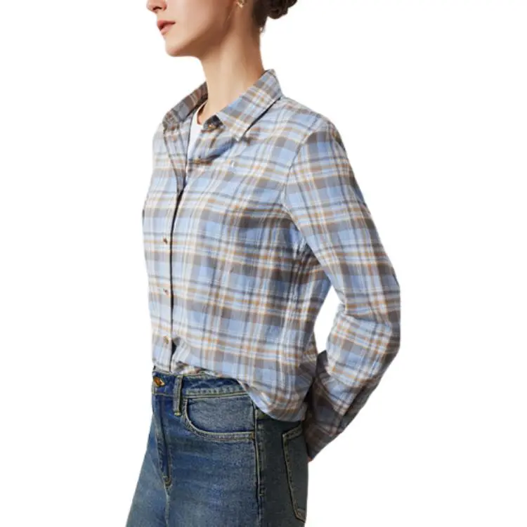 NAVIGARE Shirts Women's Glacier Blue Gray-1