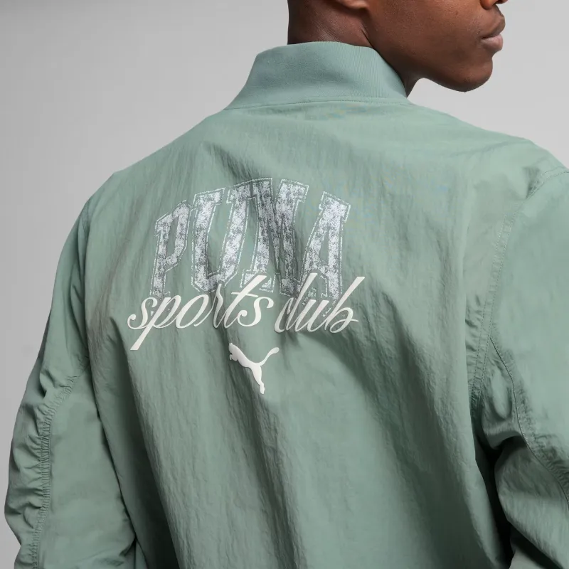 PUMA Jackets Men Green/30-3