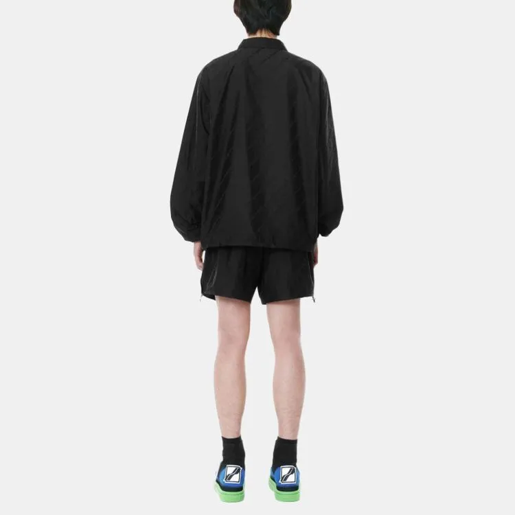 WE11DONE Casual Shorts Unisex Black-4