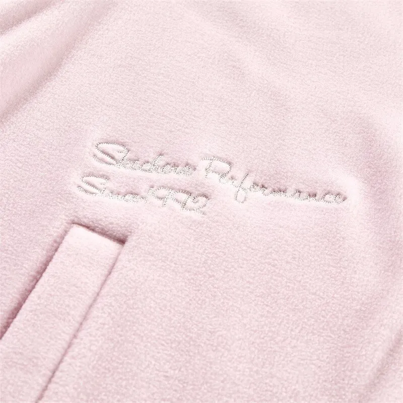 Skechers Velvet Jackets Women's Gray Pink/01NX-4