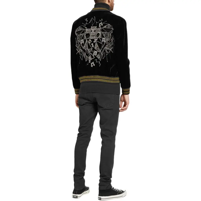 SAINT LAURENT Jackets Coats Men's Black-3