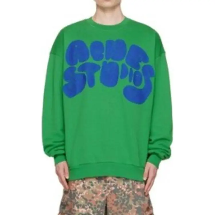 Acne Studios Sweatshirts Men Green-4