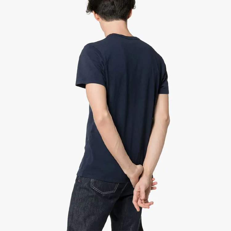 Maison Kitsune T Shirts Men Dark Blue-2