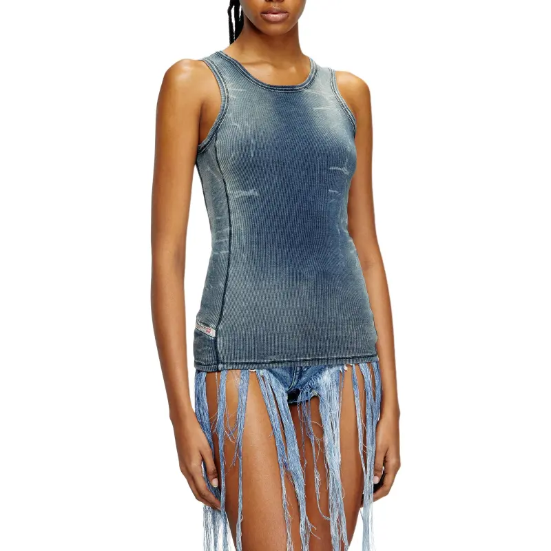 DIESEL Sleeveless Ribbed Knit Top-4