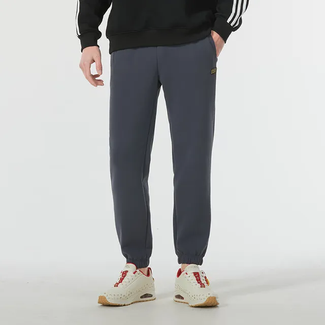 Skechers New Year Knitted Sports Pants Men's Charcoal Gray-2