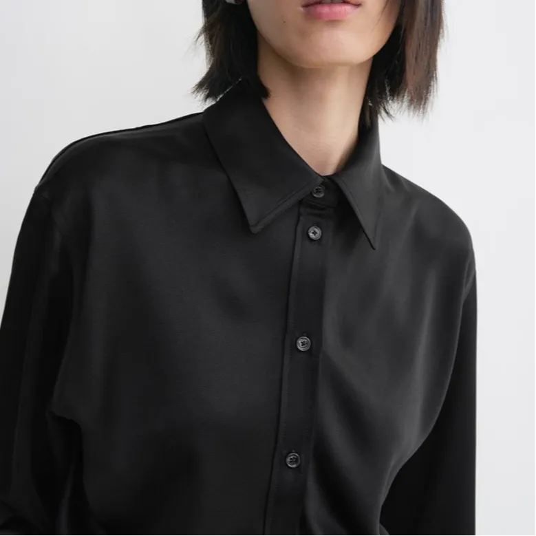 TOTEME Slouch Waist Shirt-4