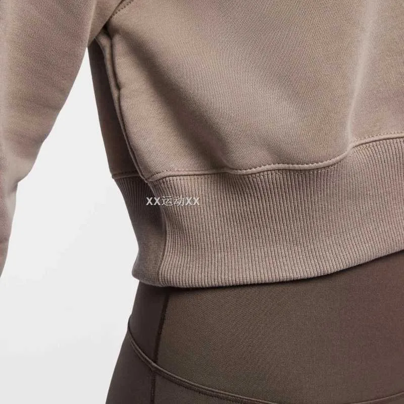 Nike Phoenix Cropped Half Zipped Sweatshirt-4