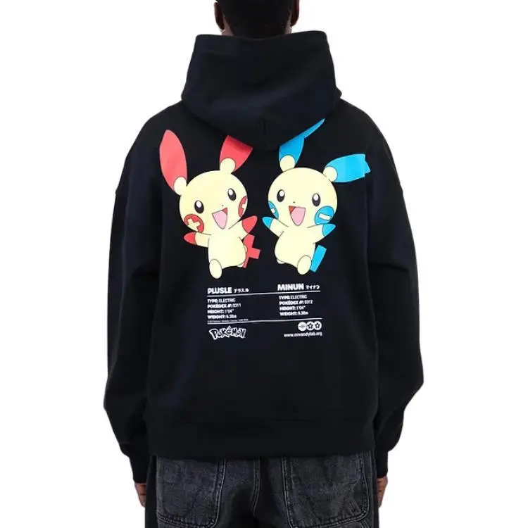 Pokemon X Vandy The Pink Plusle Minun Hoodie-4