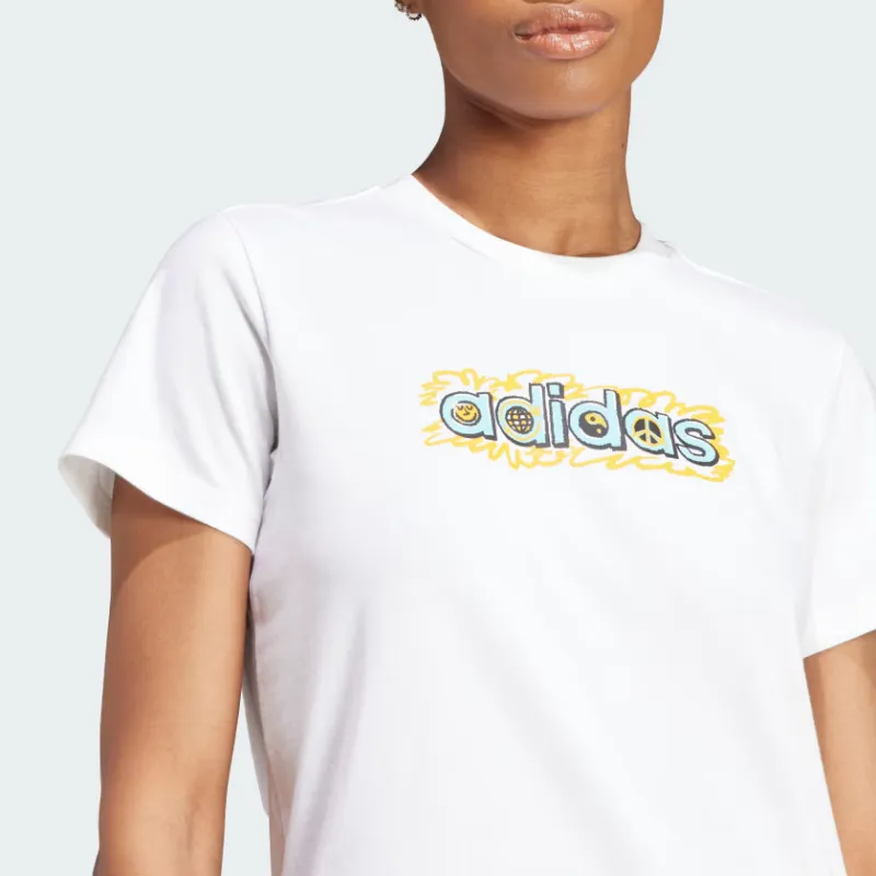 Adidas Sportswear T-Shirt Women's White-4