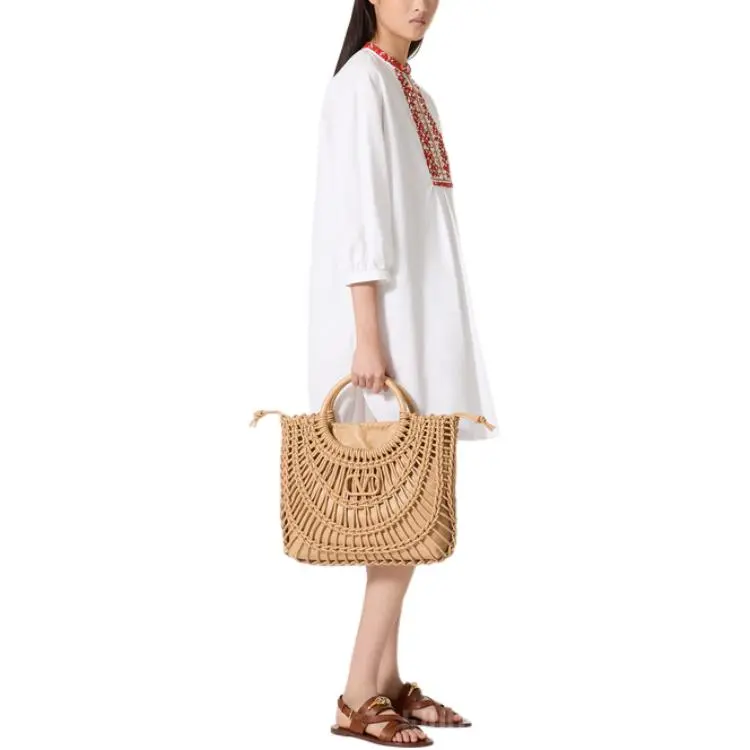 Valentino Long Sleeved Dress Women's White-4