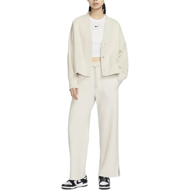 Nike Sportswear Phoenix Fleece Casual Pants Women's Ecru-2
