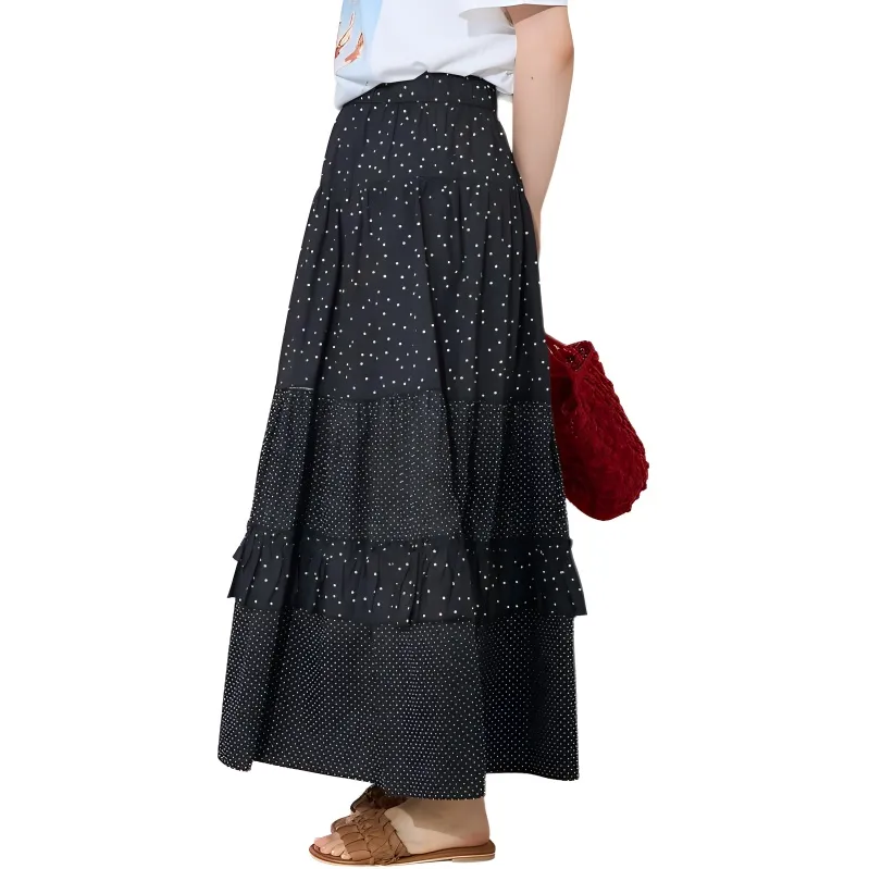 FREAK'S STORE Casual Long Skirt Women's Black-4