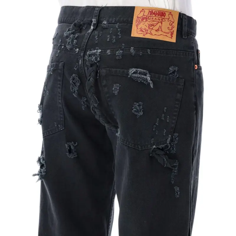 Magliano Livello Broken Bull Distressed Jeans-2