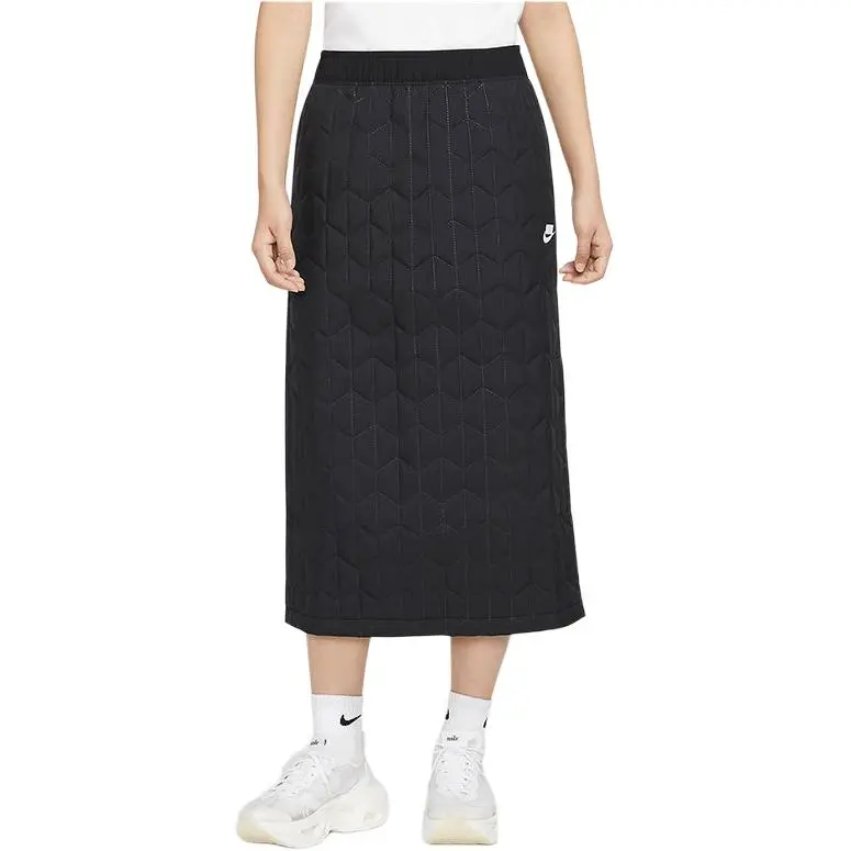 Nike Sportswear Tech Pack Casual Long Skirt Women's Black-2
