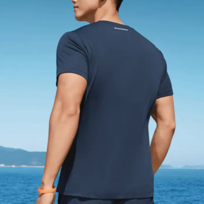 Skechers T Shirt Men's Navy Blue-3
