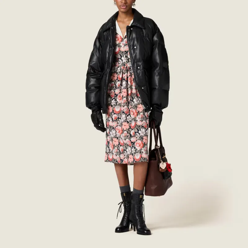 MIU MIU Puffer Jacket Women's Black-1