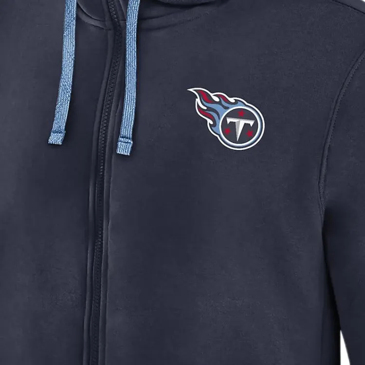 Nike Tennessee Titans Sideline Team Issue Club Men's Nike Full Zip Hoodie-2