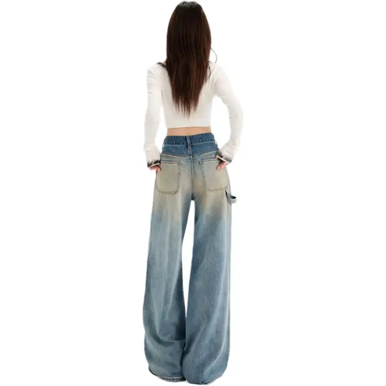 Concubine Zhu Jeans Women's Light Blue-5
