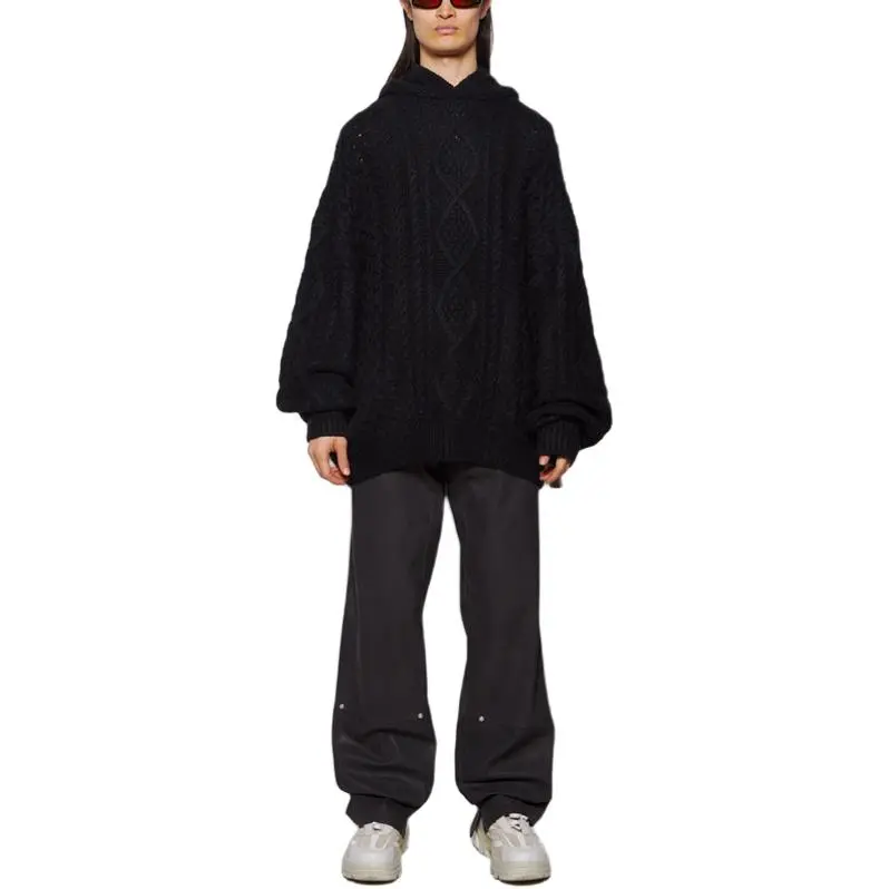 Fear Of God Essentials Cable Knit Hoodie-2