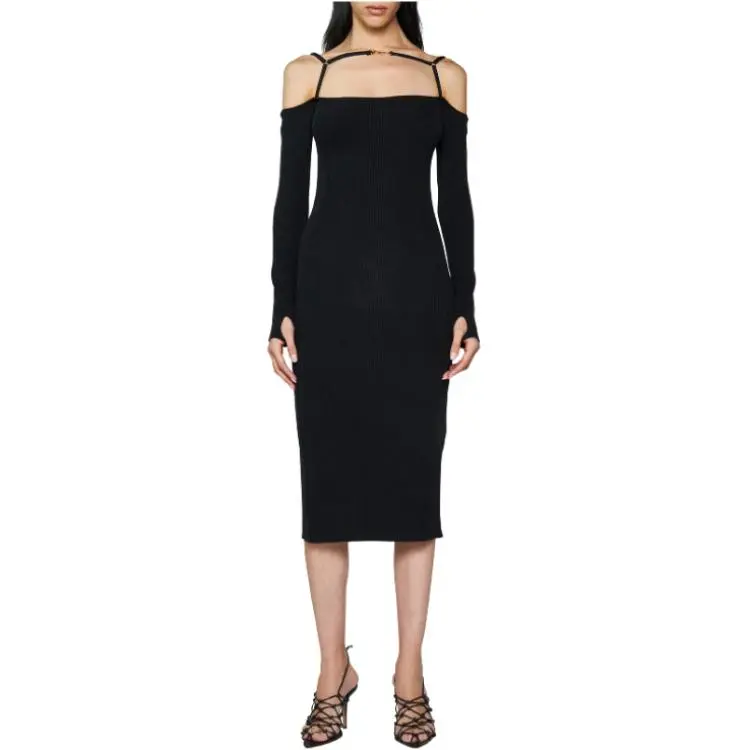Jacquemus La Robe Sierra 'Black'-2
