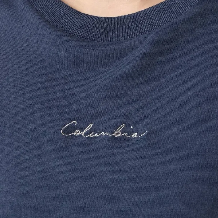 Columbia T Shirts Women's Navy Blue-5