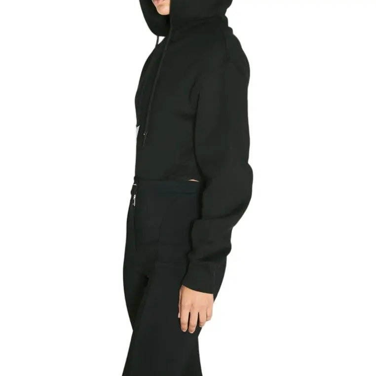 Mugler Fleece Hoodie Bodysuit-2