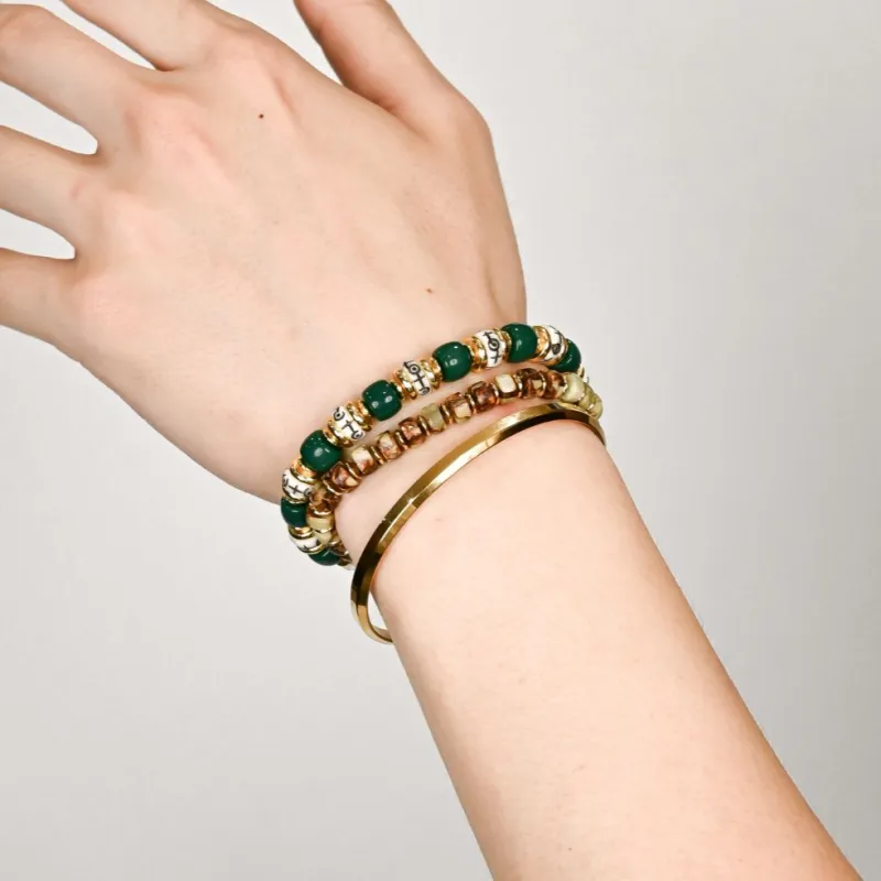 DRAGON LI Colored Glaze Bracelets Unisex-4